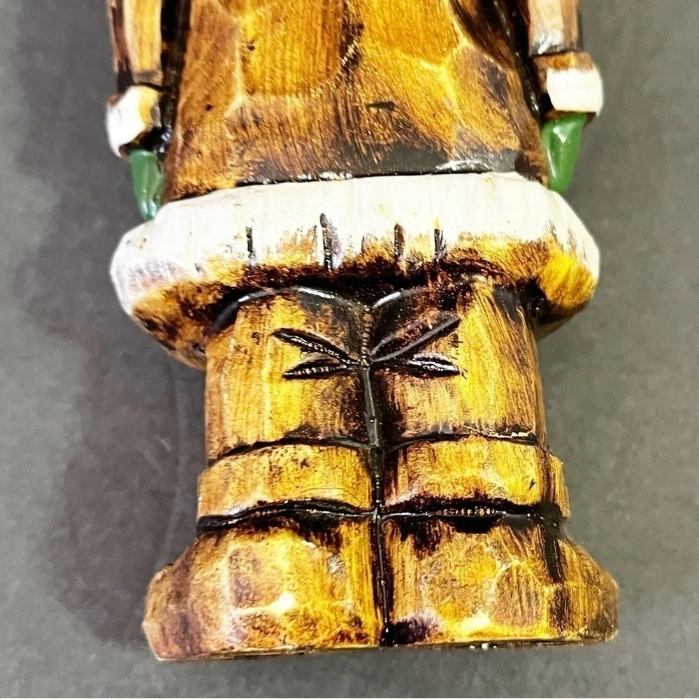 Nuni Kiana Alaska Inuit Doll Brown Resin Fur Mekoryuk Handmade Nunivak Vintage